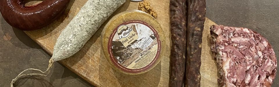 Assortiment fromage et charcuterie de l'Ariège